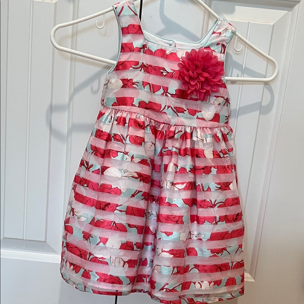 Pippa & Julie Pink and White Floral Dress